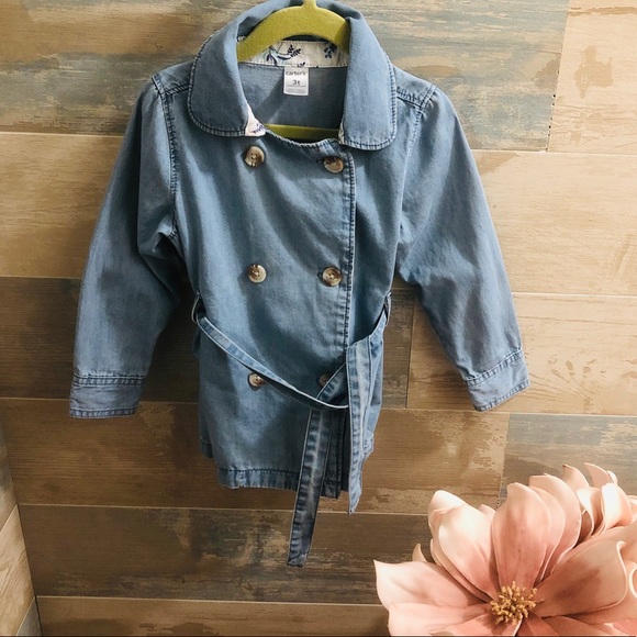 Carter's Other - Carter’s Toddler Girl Denim Jacket /TrenchCoat